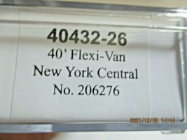 Trainworx Stock # 40432-25 to -27 New York Central 40' Flexi-Van Trailer N-Scale image 5
