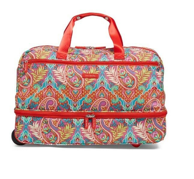 vera bradley carry on bag with wheels