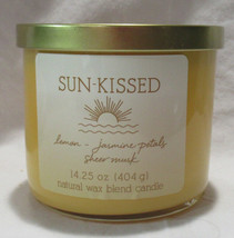 Kirkland's 14.25 oz Large Jar 3-Wick Candle Natural Wax Blend SUN-KISSED - $27.08