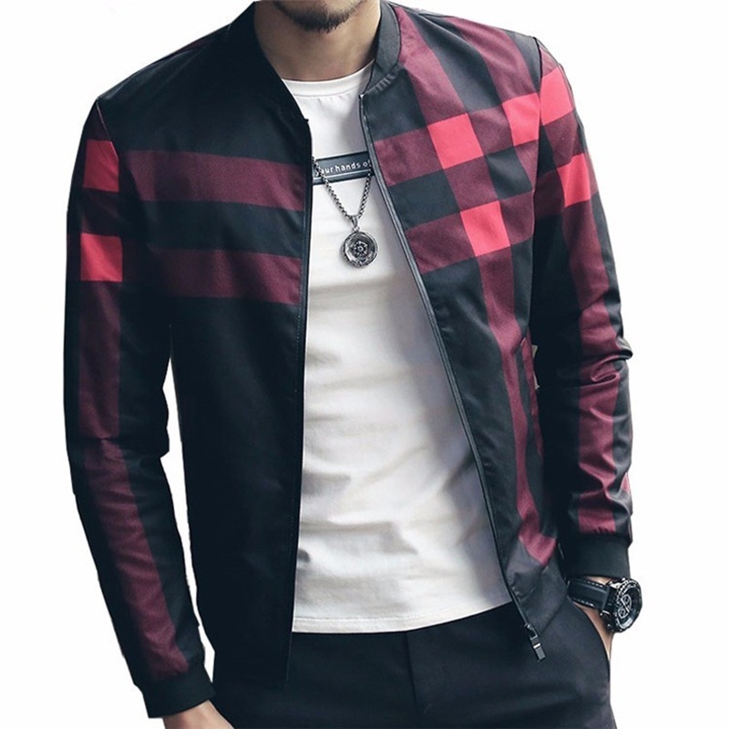 2018 New Autumn Winter Men's Jackets Patchwork Casual Brand Clothing Stand Coll