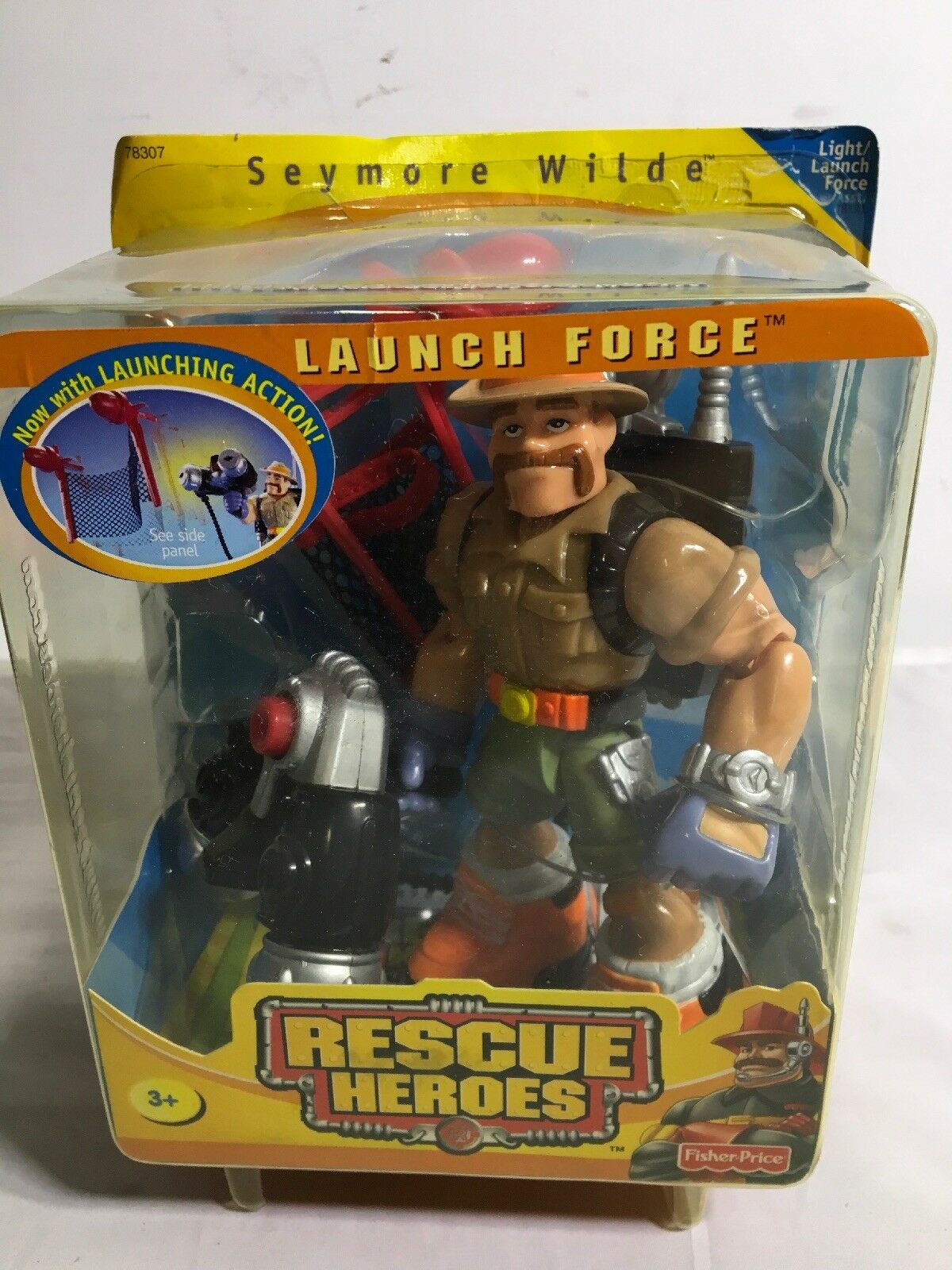 Fisher Rescue Heroes Rocky Canyon Action Figure Launch Force 2001 for sale online