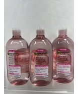 (3) Garnier SkinActive Micellar Cleansing Water Rose &amp; Glycerin 23.7oz HUGE - $26.59