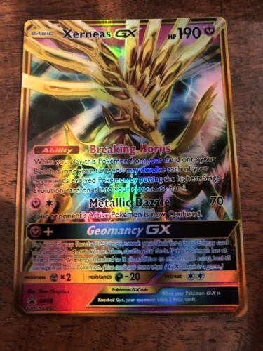 LEGGI LA DESCRIZIONE M XERNEAS GX EX Mega Full Art Shiny ORICA Pokemon ...