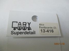 Cary # 13-416 Alco Footboards. 2 per Pack. HO Scale image 3