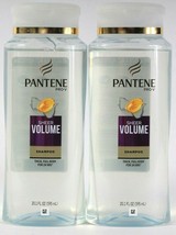 2 Bottles Pantene Pro V 20.1 Oz Sheer Volume Thick Full 24h Body Shampoo