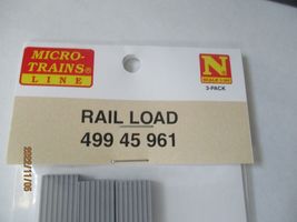Micro-Trains # 99302203 CSX Rail Repair Flat Car 3 Pack & Rail Load. N-Scale image 10