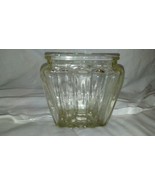 Vintage 70s  Thick Glass Light Cover Flushmount Sconce Ceiling  - $4.95