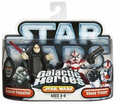 Hasbro Star Wars Galactic Hero Emperor & Red Shock Trooper - $27.57