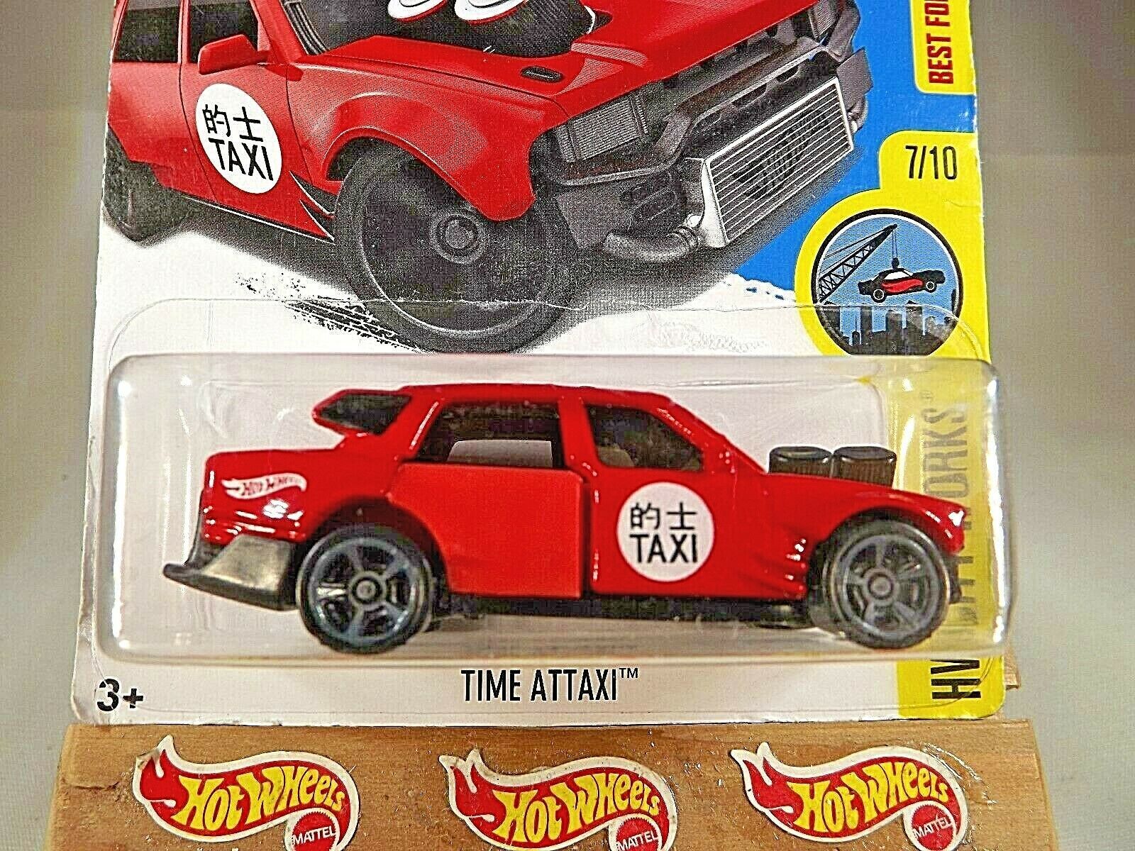 hot wheels time attaxi red