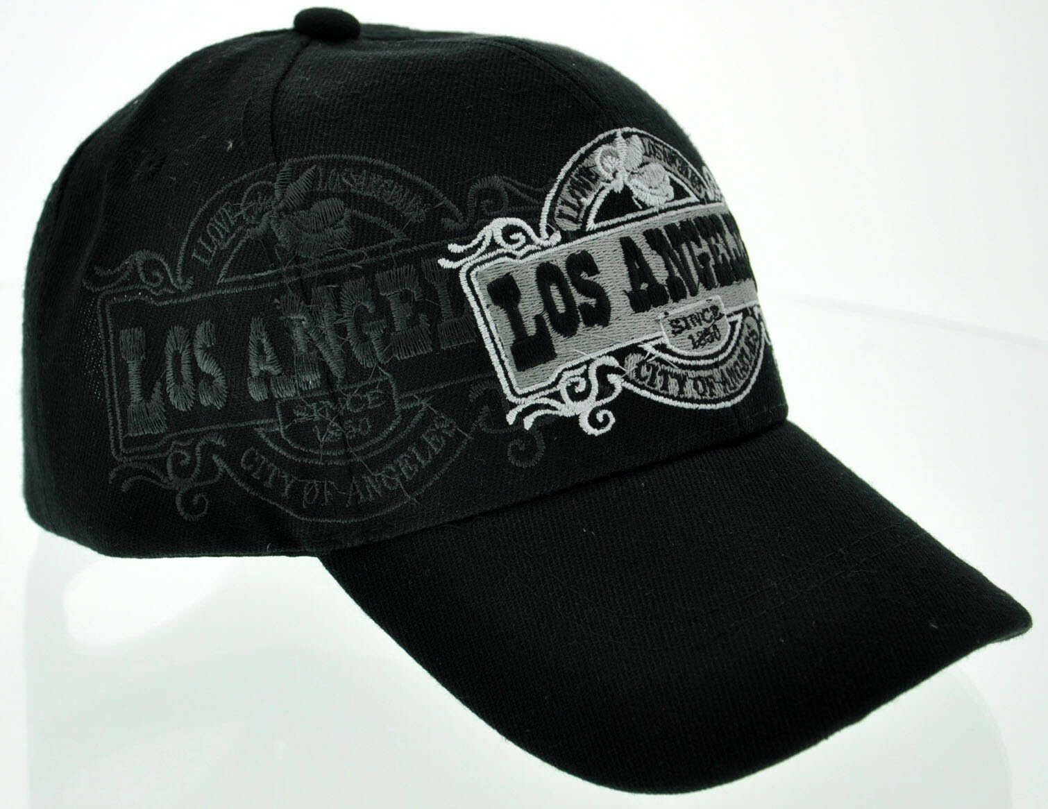NEW! CITY OF LOS ANGELES SINCE 1850 LA CAP HAT BLACK Men's Hats