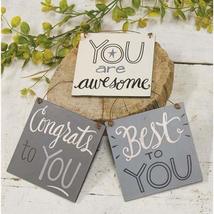 CWI Gifts Best to You Ornament, 3 Asst. - $21.41