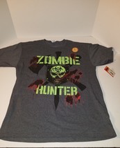Zombie hunter mens short sleeve t shirt size halloween horror - $17.95