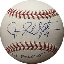 Justin Upton signed Official Major League Baseball #1 Pick 2005 #9- JSA ... - $74.95