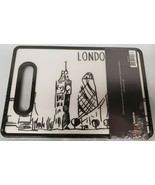 Plastic Cutting Board, Rect (app.12&quot;x8&quot;) ENGLAND&#39;S LANDMARKS, LONDON BIG... - $9.89