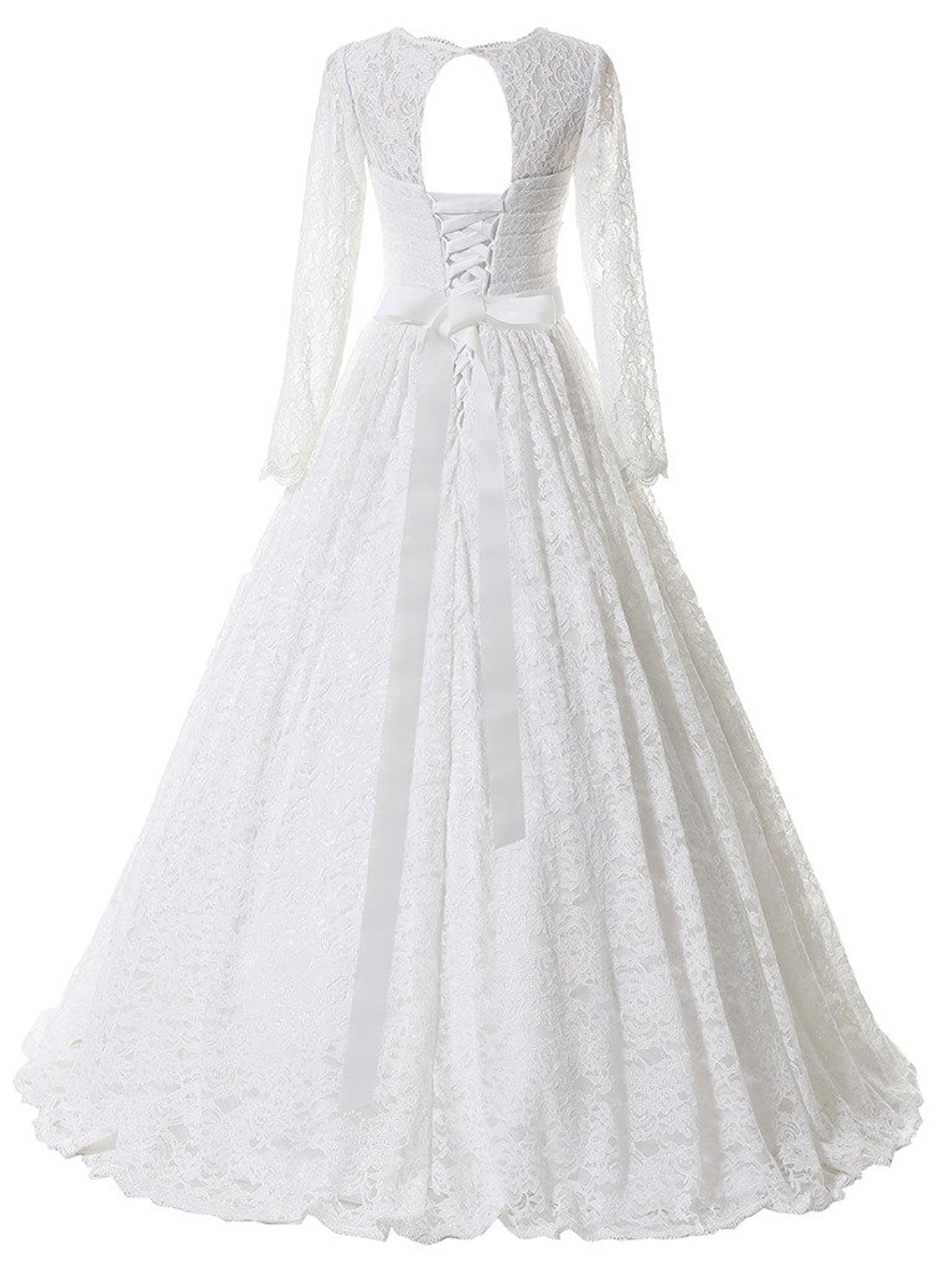 princess gown full sleeves
