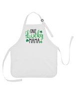 One Lucky Mama Apron, St Patricks Day Apron, St Patricks Day Apron for M... - $16.95
