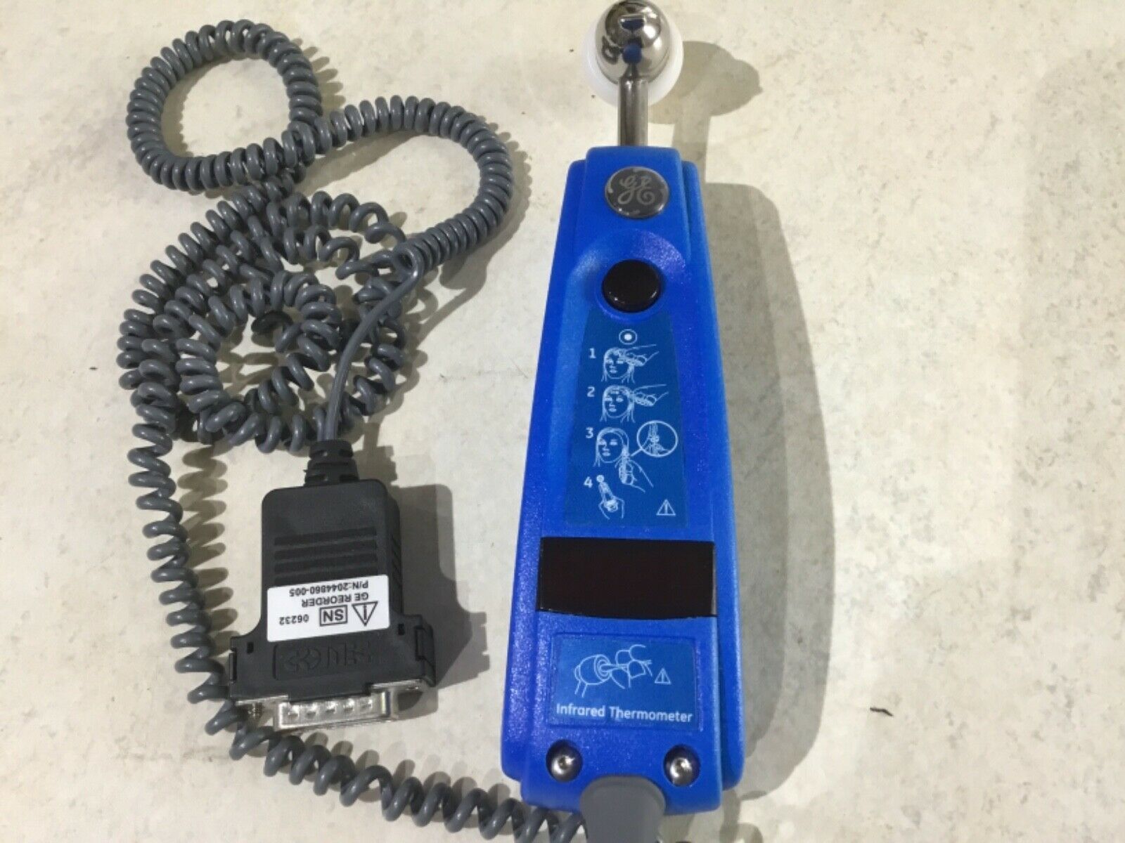 GE 2044860013 EXERGEN Infrared Thermometer Model TAT5000STTL