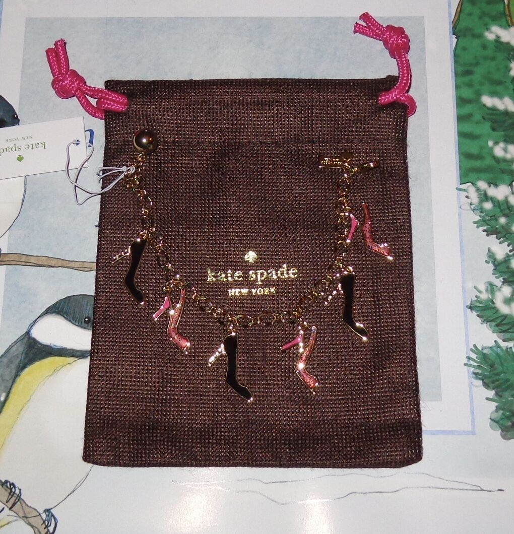 Kate Spade New York SHOE IN CHARM BRACELET New with Jewelry Bag