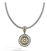 John Hardy Dot Collection Sterling Silver 18K Gold Dot Enhancer Necklace... - $725.00