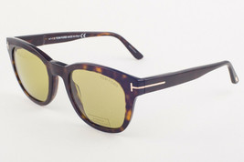 Tom Ford EUGENIO 676 Havana / Green Sunglasses TF676 52N 52mm - $189.05