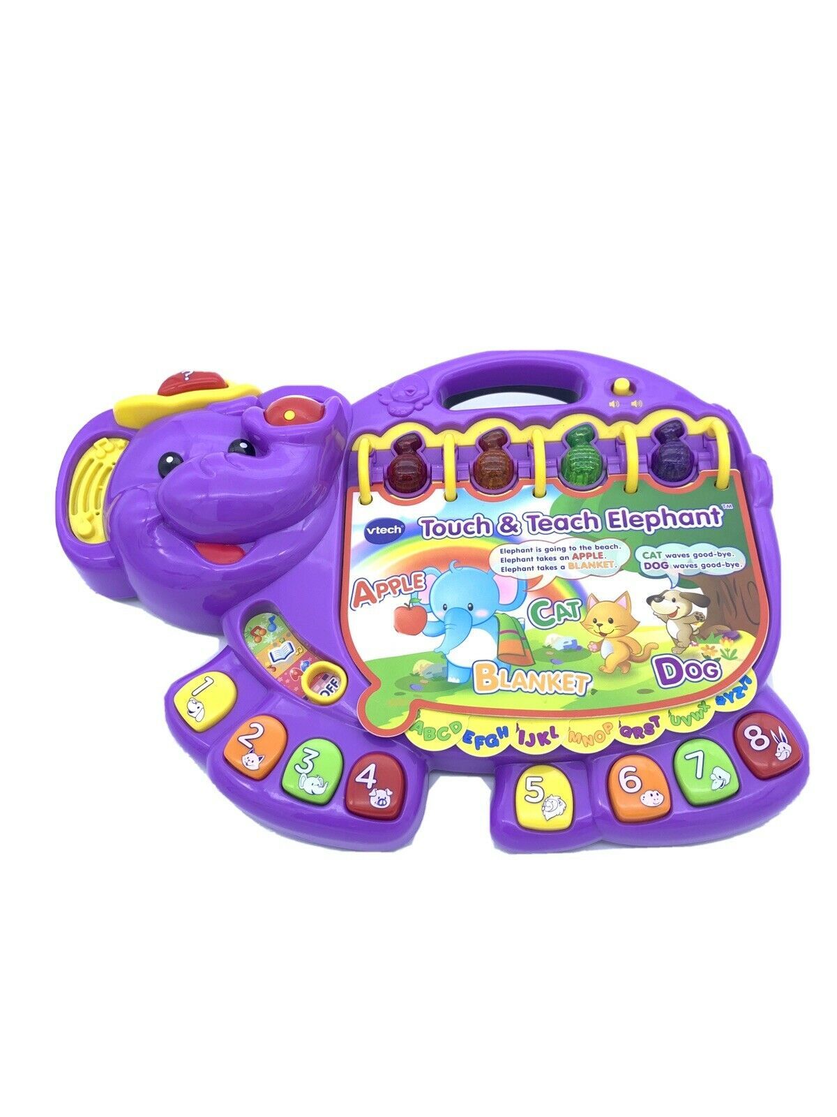 vtech touch and teach elephant book
