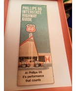 Vintage Phillips 66 Interstate Highway Guide 1969 Maps Booklet 16 Pages ... - $13.00