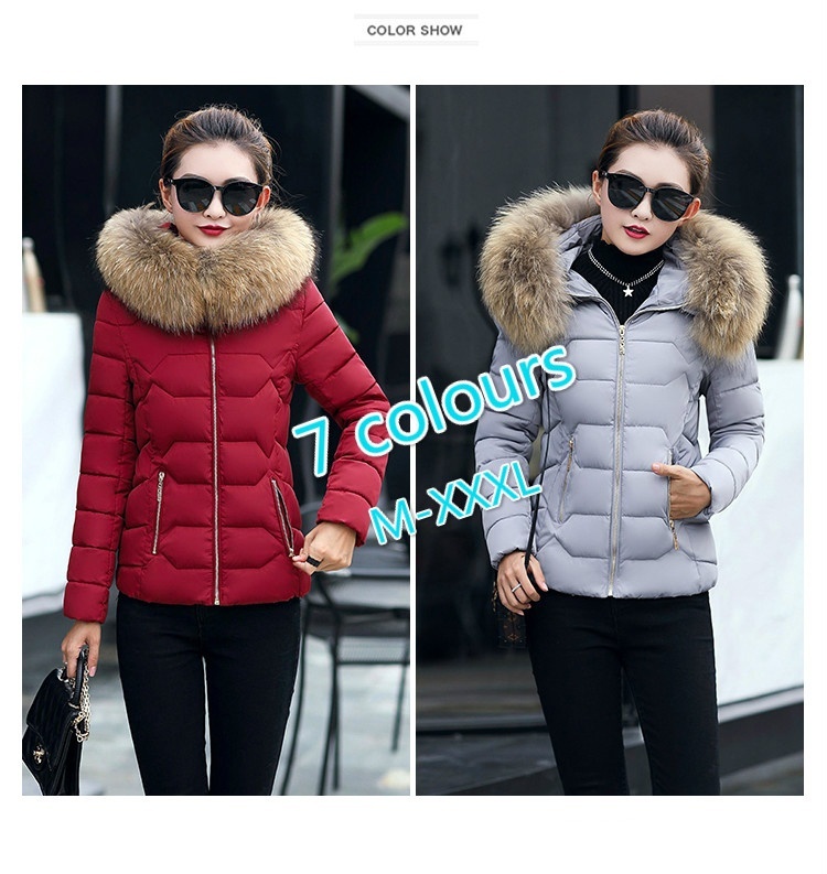 2018 Winter Women Jacket Fashion Long Thick Warm Down Cotton Jacket Women High Q