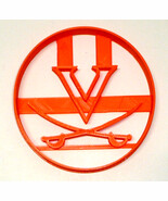 V Letter University of Virginia Cavaliers Athletics Cookie Cutter USA PR... - $3.99