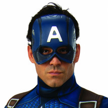 Captain America Adult Costume Half Mask Blue - $12.99