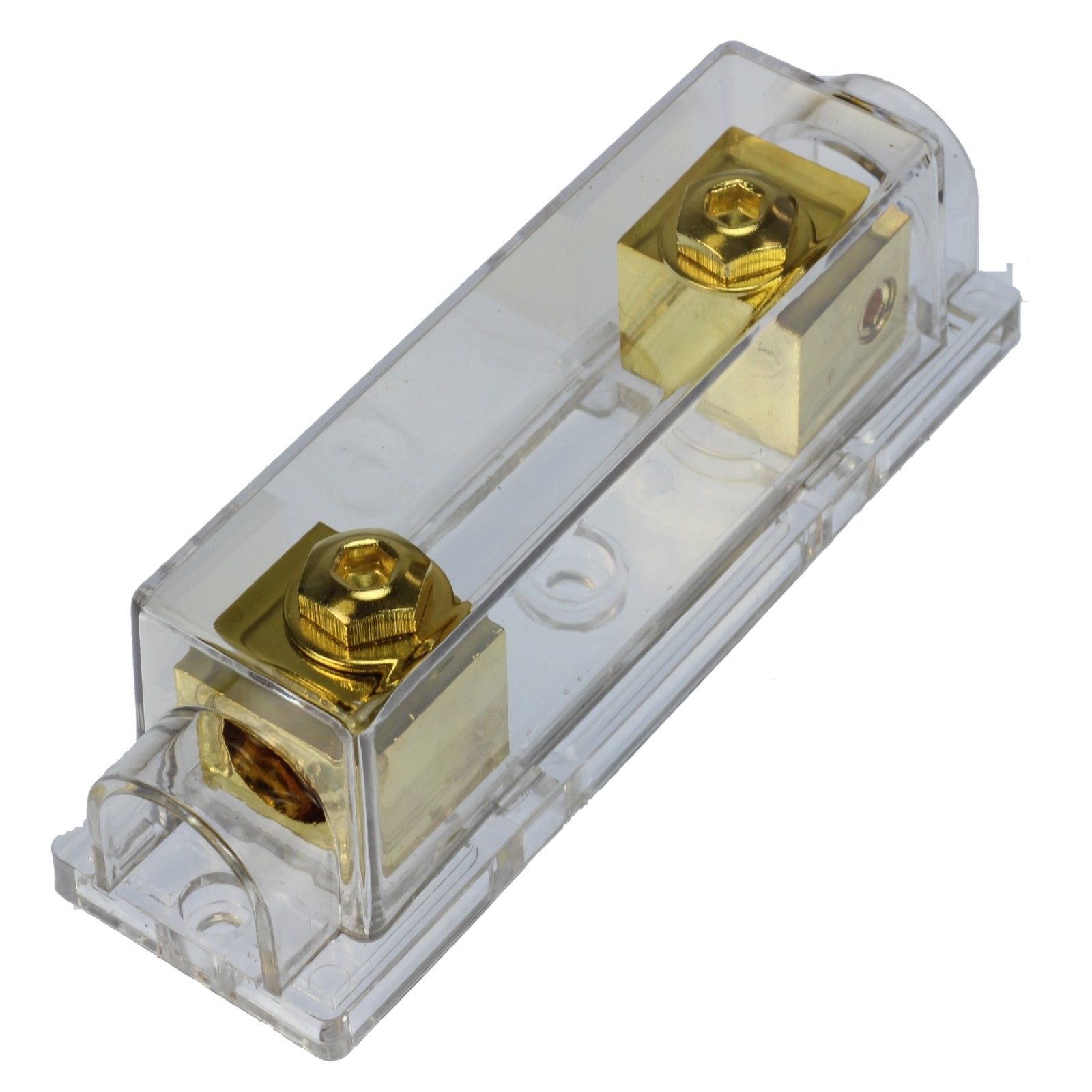 Holder Voodoo Bright nickel fuseholder 4 AWG gauge 1 30 AMP ANL Fuse