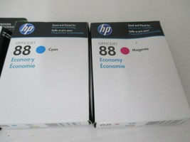 HP 88XL Ink Cartridge Magenta (EXP: 2/15) Lot of 3 Economy 88 Cyan & Magenta NEW - $19.99