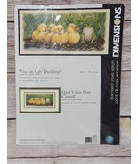 Dimensions &quot;What an Ugly Duckling&quot; Stamped Cross Stitch Kit 3233 16&quot; x 8... - $27.15