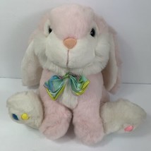 Mty International Pink Easter Bunny Rabbit Plush Jelly B EAN Stuffed Animal Vtg - $34.60