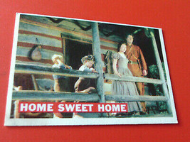 1956  TOPPS   DAVY  CROCKETT   HOME  SWEET  HOME  # 24  ORANGE  BACK  VE... - $34.99