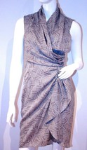 H&amp;M Criss Cross SLEVELESS Grays DRESS Gathered ( 4 ) - $39.97
