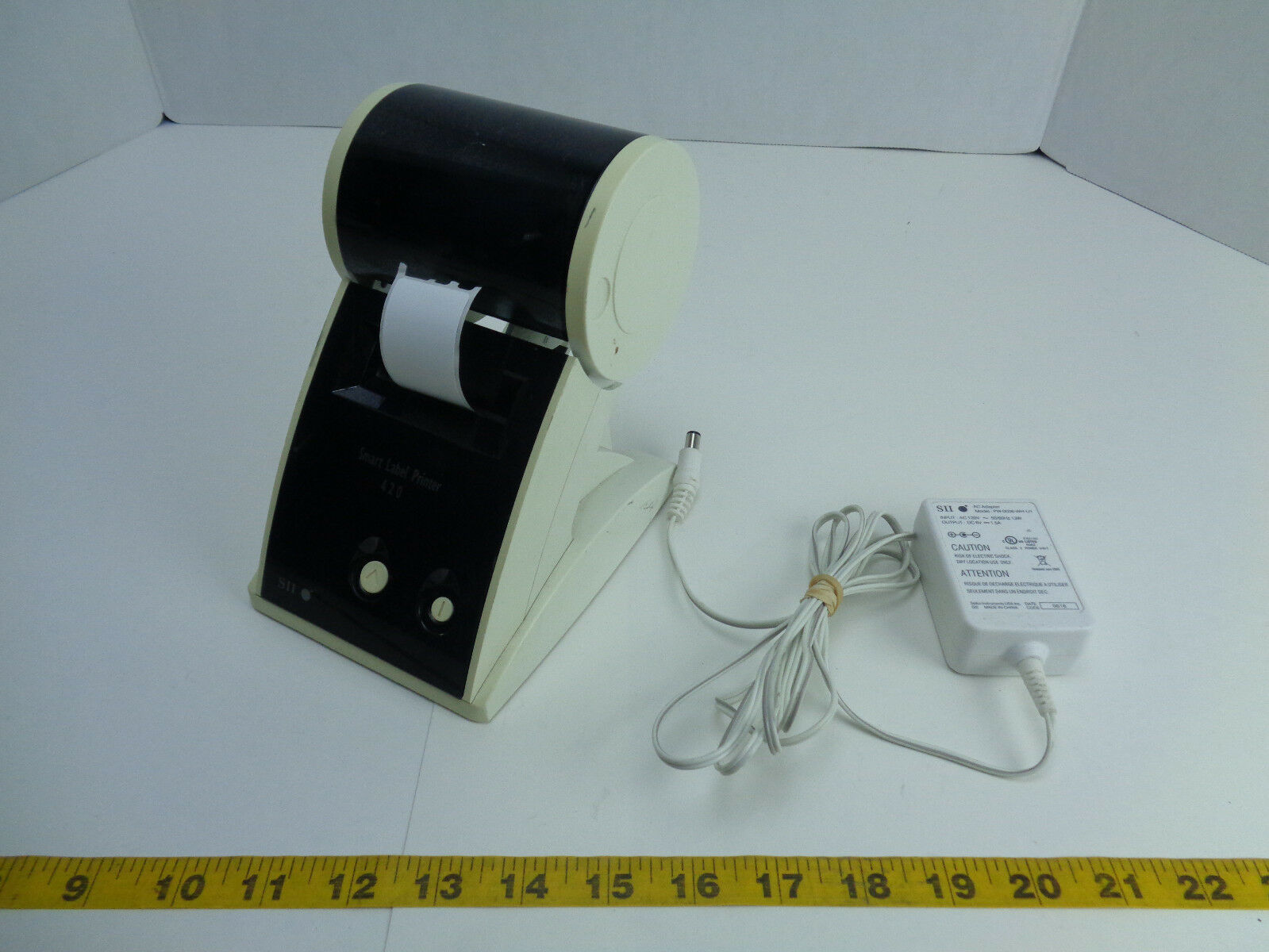 SII Smart Label Thermal Printer Model SLP 420 with Power cord T Printers