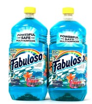 2 Bottles Fabuloso 56 Fl Oz Ocean Paradise Multi Purpose & Surface Cleaner