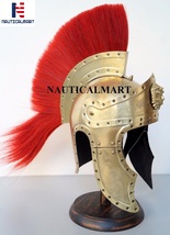 Medieval 300 King Leonidas Spartan Helmet Warrior Costume Helmet With Plume