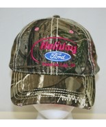 Realtree Holiday Auto Ford Pink Camo Camouflage baseball cap hat FDL fon... - $12.86