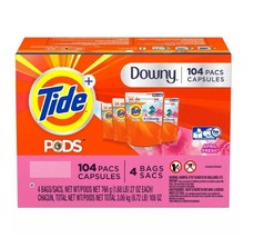 Tide PODS with Downy, Liquid Laundry Detergent Pacs, April Fresh, 104 cts - $98.00