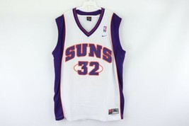 Vtg Nike Mens XL +2 Phoenix Suns #32 Stoudemire Stitched Basketball Jersey White - $69.25
