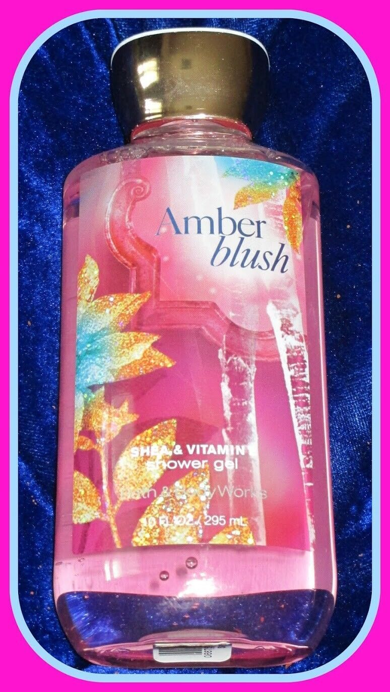 Bath and Body Works' AMBER BLUSH' Shower Gel 10 fl. oz. New Moisturizers