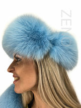 Arctic Fox Fur Shawl 47' (120cm) Saga Furs Collar Tails / Wristbands / Headband image 10