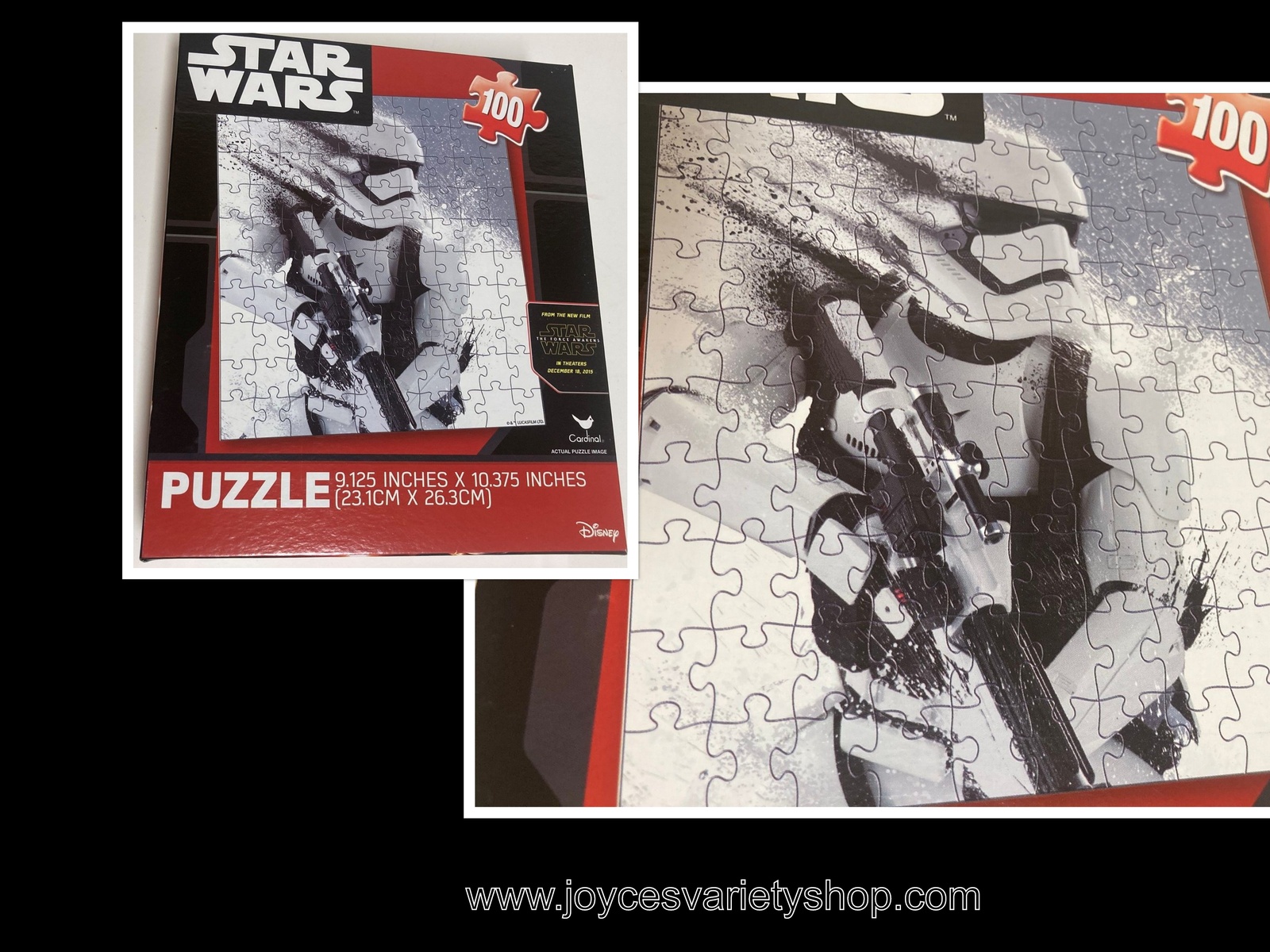 Primary image for Star Wars Storm Troopers Puzzle 100 Piece 9" x 10" The Force Awakens 2015