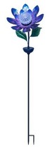 Zaer Ltd. Solar Flower Garden Stake with Rotating and Color Changing LED Light-U - $64.99
