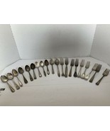 Vintage 20 Pieces Of Silver Plate Flatware For Crafts/Repurpose (SMetal 42) - $10.00