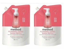 2 Method Foaming Hand Soap Refill Pink Grapefruit Scent 28oz Each - $28.71