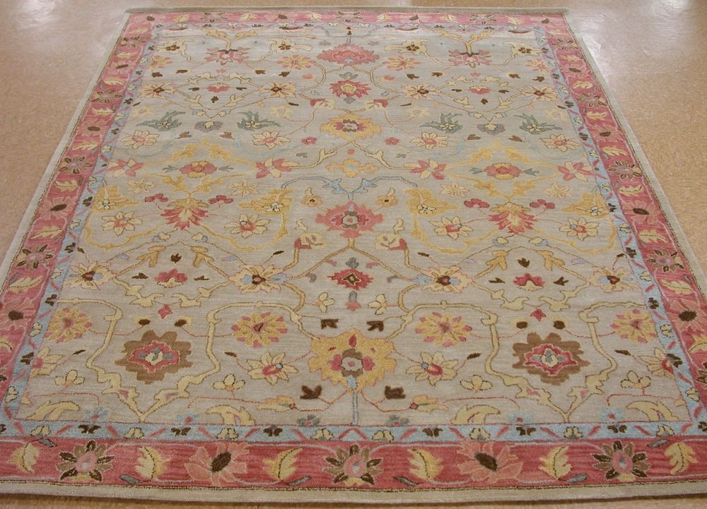 Pottery Barn 5x8 8x10 9x12 Elham Persian Handmade Wool Area Rug Area Rugs