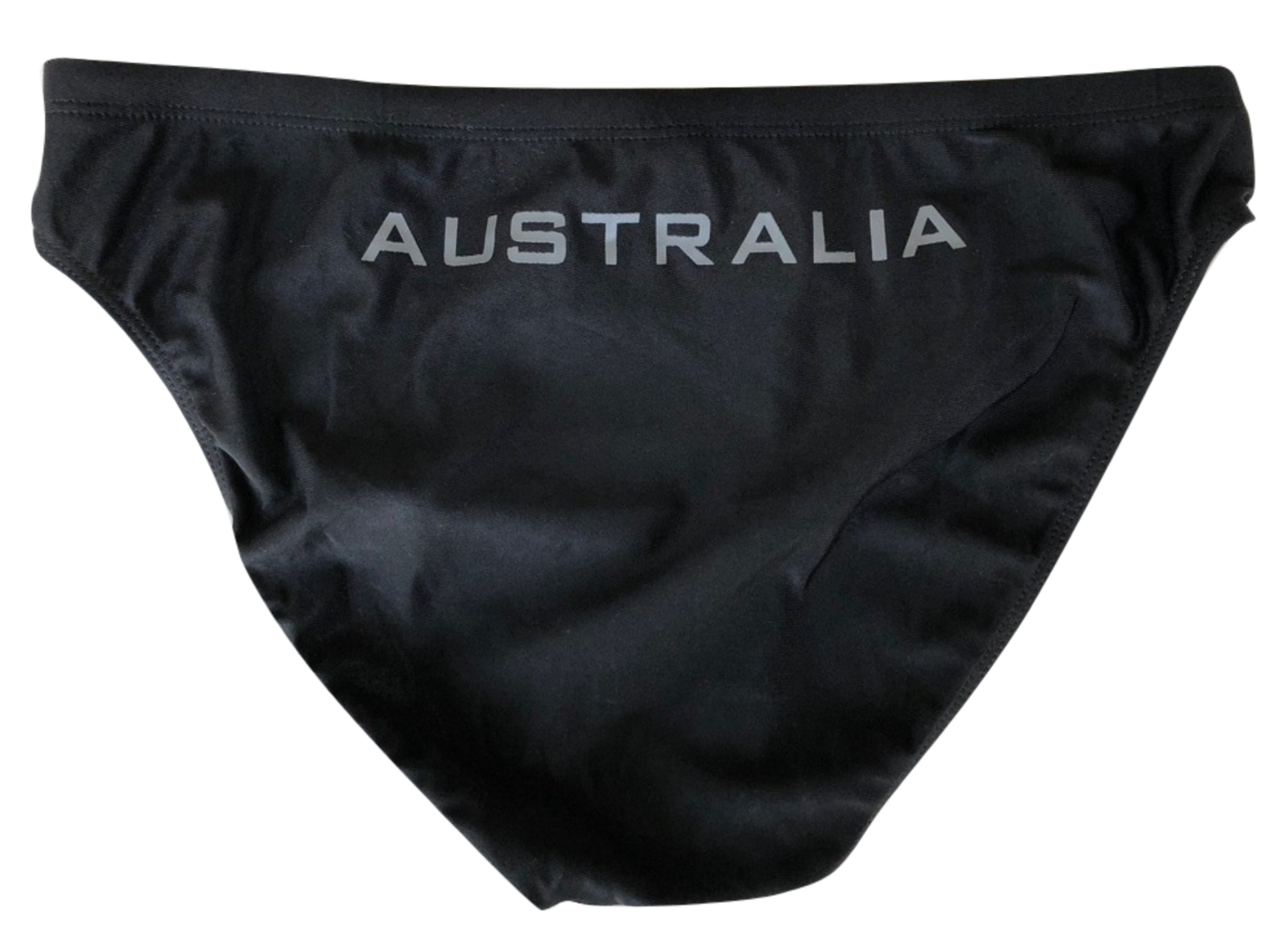 Black Bullseye Gear Mens AUSTRALIA Swim Brief, 2" Hip S,M,L,XL