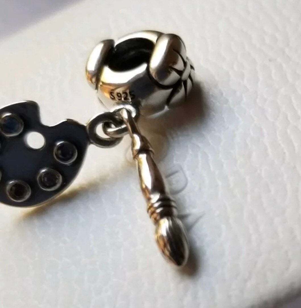 Pandora Artist’s Palette Silver Charm 791268CZMX Charms & Charm